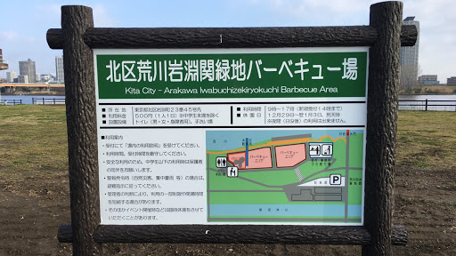 荒川岩淵関緑地(荒川知水資料館前)利用案内