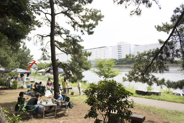 大井ふ頭中央海浜公園　公園内の様子